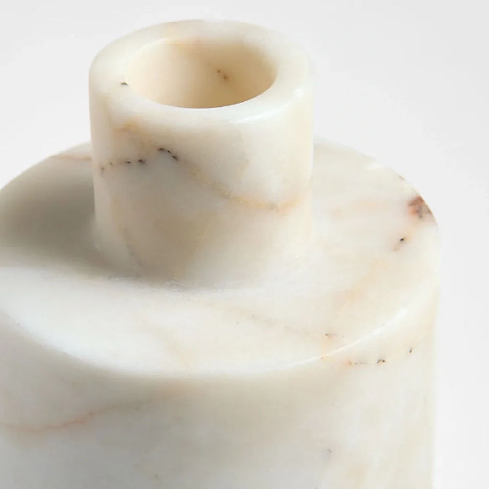 New! Crate&Barrel Marble Candle Holder
